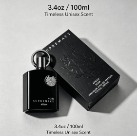 100ml Matte Black Flask-Style Men Eau de Parfum, Dark Woody Spicy Long-Lasting Scent, Gift-Ready Spray Cologne for Daily & Evening Wear