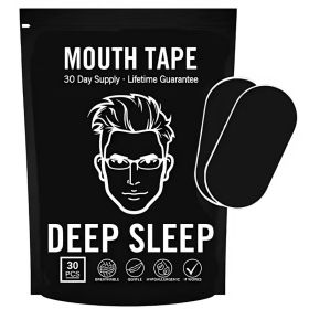 Breathing patch, soft and skin-friendly, helps with smooth breathing. Easy to apply, comfortable and low in allergenicity (30-piece pack) (Color: Black)